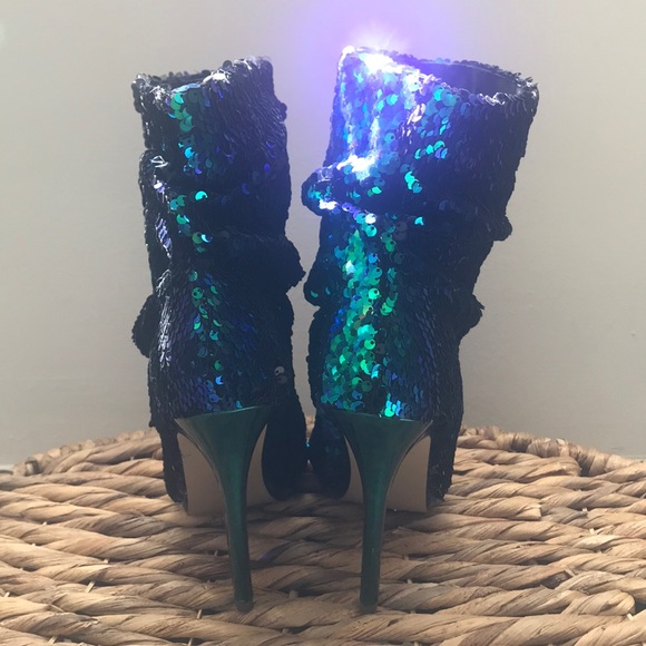 Brand New! Sequin Boots - Picture 4 of 7